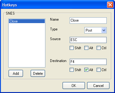 Hotkey mapping