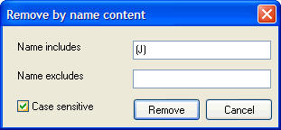 Remove by name