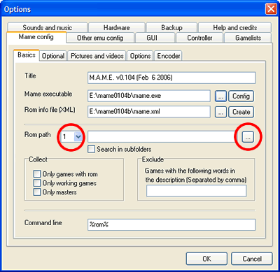 ROM paths