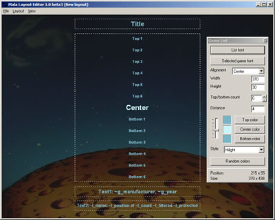 MaLa Layout Editor